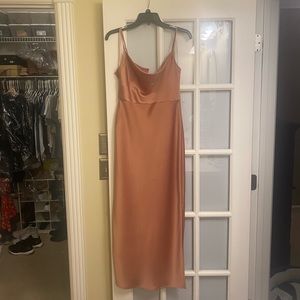 BHLDN dress in Sedona color
